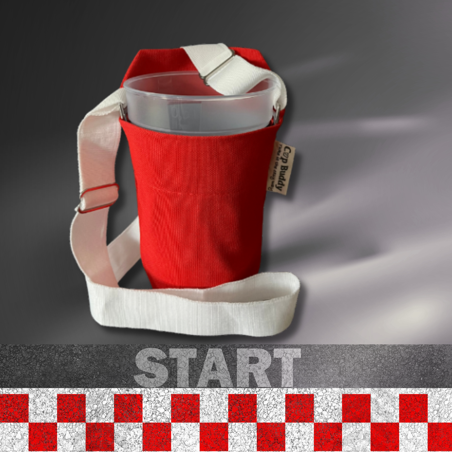 Cup Buddy® Getränketräger Starter Edition - rot-weiß