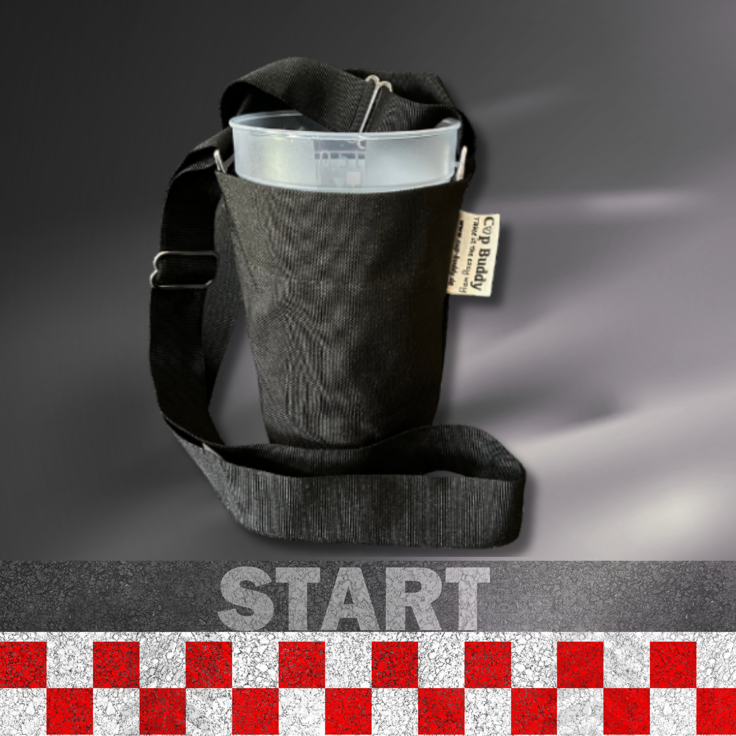 Cup Buddy® Getränketräger Starter Edition - schwarz-schwarz