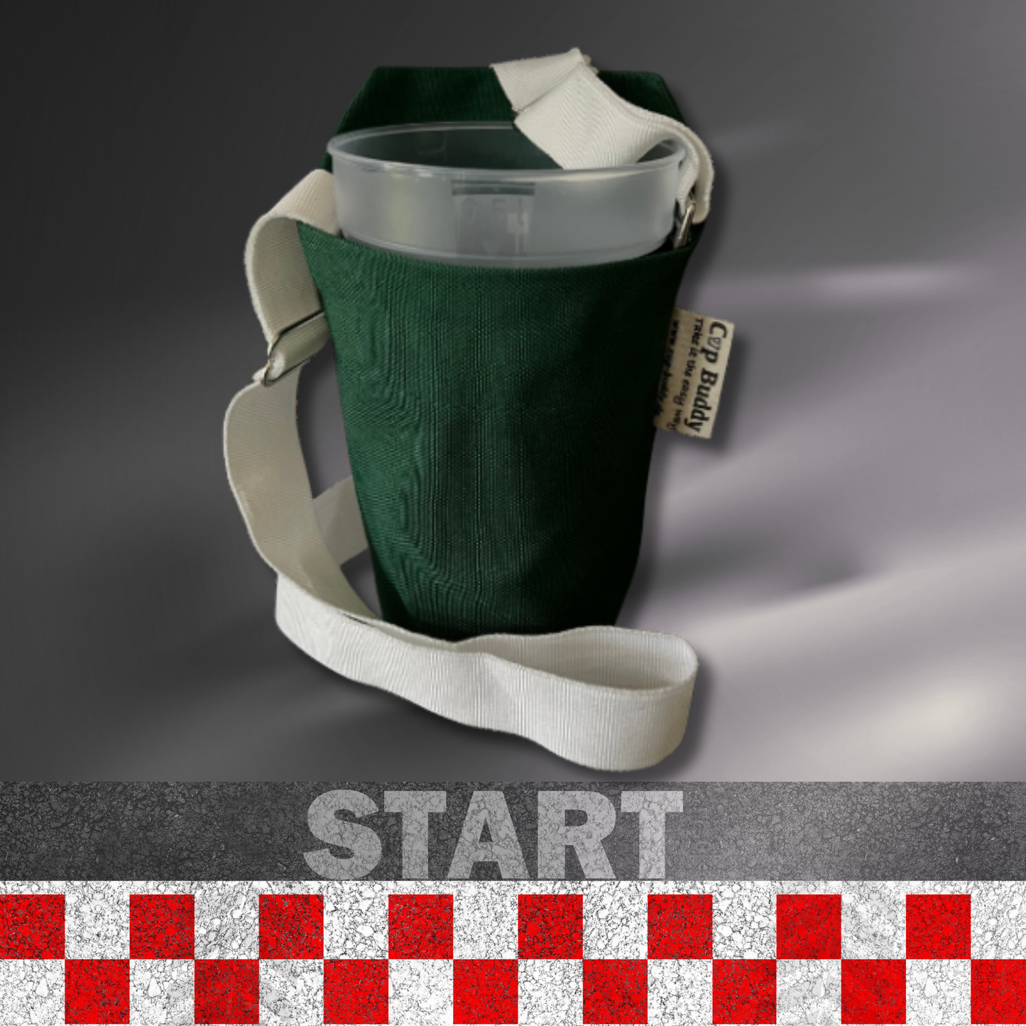 Cup Buddy® Getränketräger Starter Edition - grün-weiß