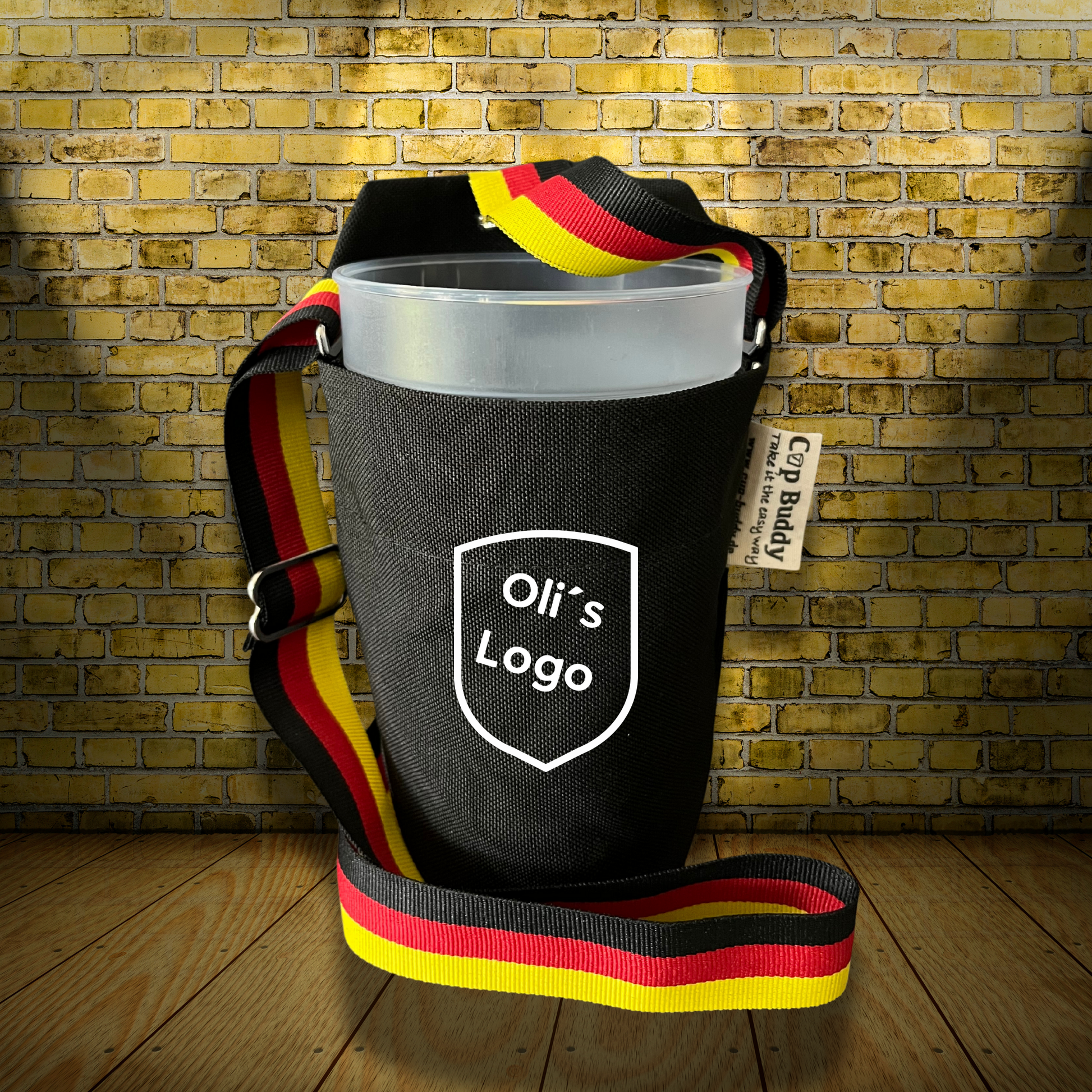 Beispiel 1 Cup Buddy® Individual Edition - Personalisierter Getränketräger