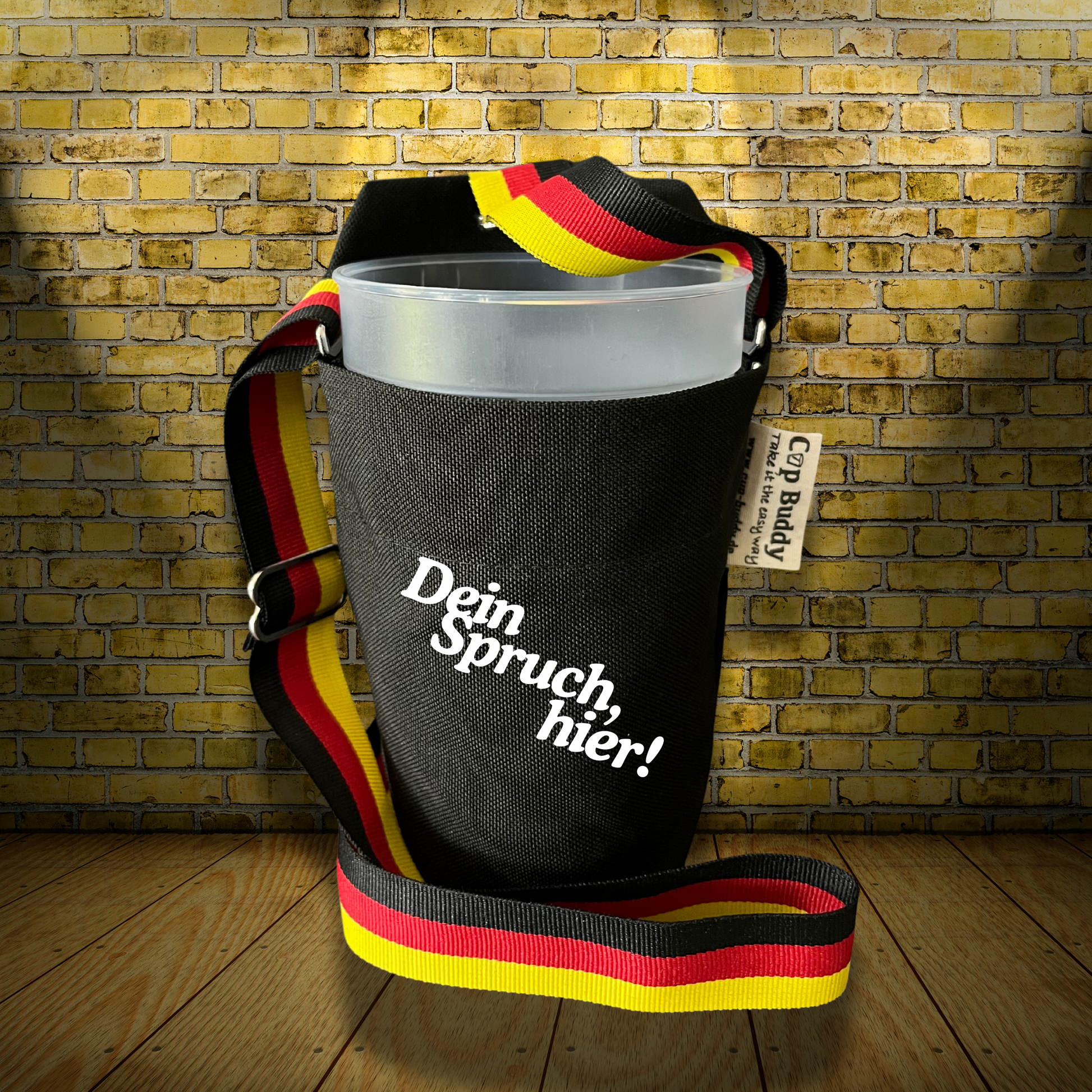 Beispiel 3 Cup Buddy® Individual Edition - Personalisierter Getränketräger