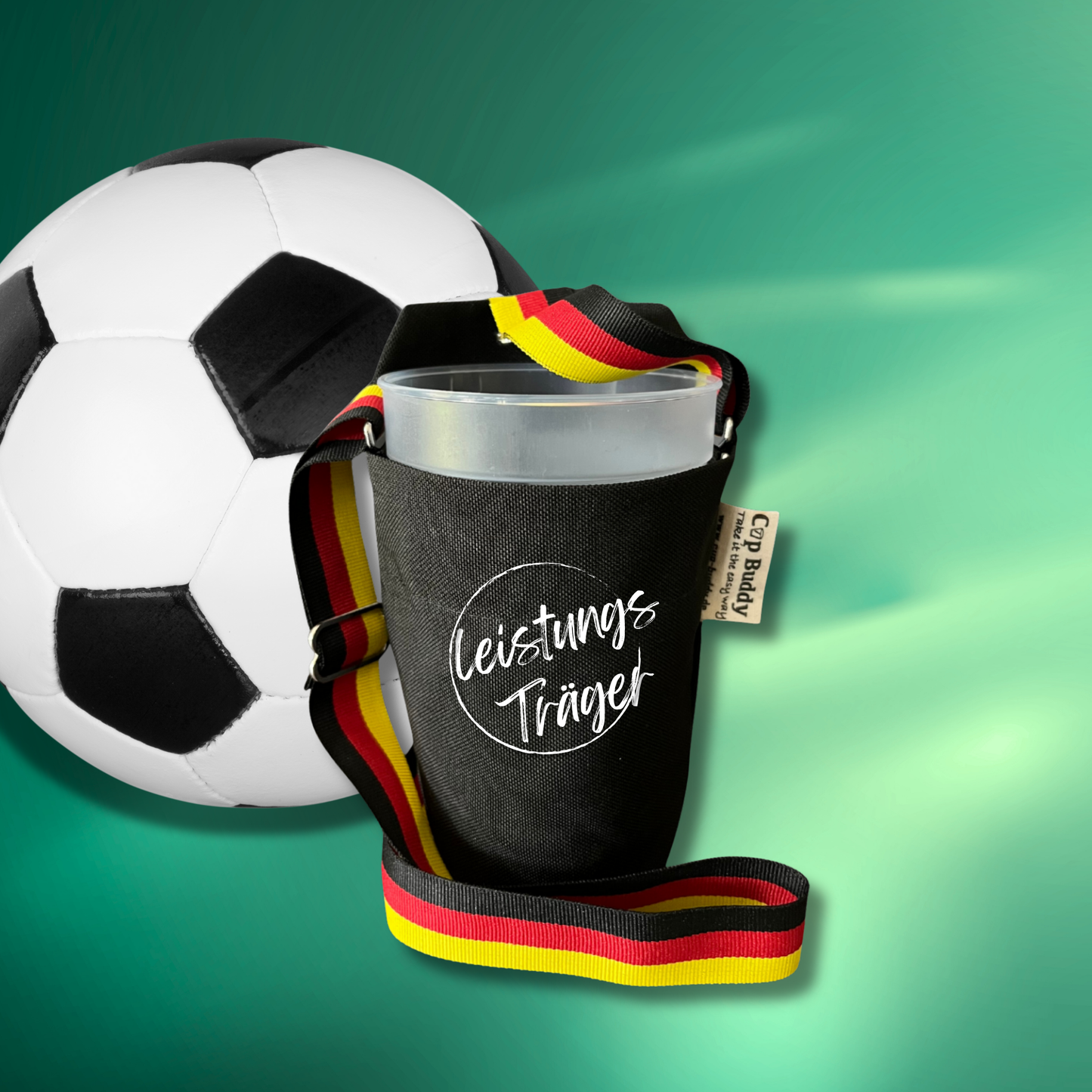 Cup Buddy Deutschland Edition Getränketräger in Schwarz-Rot-Gold - Leistungsträger
