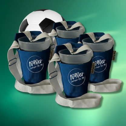 Vier Cup Buddy Getränketräger mit 1848er Bochum Rabatt Bundle Getränkehalter Becherhalter Becherträger Mehrfachträger